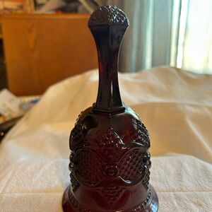 Elegant Dark Red Cape Cod Bell